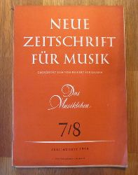 Hartmann, Karl Amadeus und Ernst Thomas  NZ / Neue Zeitschrift fr Musik Nr. 7-8/1959 