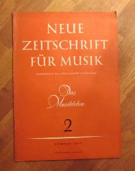 Hartmann, Karl Amadeus und Ernst Thomas  NZ / Neue Zeitschrift fr Musik Nr. 2/1959 