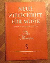 Hartmann, Karl Amadeus und Ernst Thomas  NZ / Neue Zeitschrift fr Musik Nr. 3/1959 