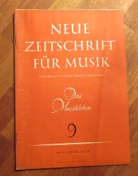 Hartmann, Karl Amadeus und Ernst Thomas  NZ / Neue Zeitschrift fr Musik Nr. 9/1959 