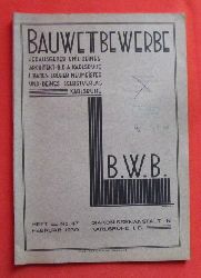 Deines, E. (Emil) Hg.  Bauwettbewerbe Heft 47, Februar 1930 (Diakonissenanstalt in Karlsruhe) 