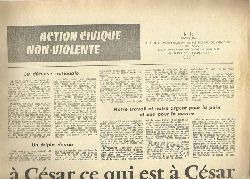 Pyronnet, Joseph  Action Civique Non Violence No. 16 / Janvier 1963 