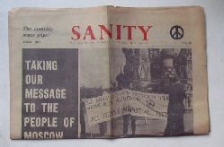 CND  SANITY August 1962 (The monthly Peace paper) 