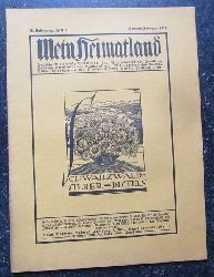 Busse (Hg.), H.E.  Mein Heimatland, Heft 1 - 1929 (Badische Bltter fr Volkskunde, lndliche Wohlfahrtspflege, Familienforschung, Heimatschutz und Denkmalpflege) 