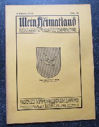 Busse (Hg.), H.E.  Mein Heimatland, Heft 2 - 1929 (Badische Bltter fr Volkskunde, lndliche Wohlfahrtspflege, Familienforschung, Heimatschutz und Denkmalpflege) 