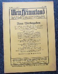 Busse (Hg.), H.E.  Mein Heimatland, Heft 4 - 1929 (Badische Bltter fr Volkskunde, lndliche Wohlfahrtspflege, Familienforschung, Heimatschutz und Denkmalpflege) 