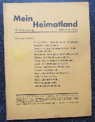 Busse (Hg.), H.E.  Mein Heimatland, Heft 5/6 - 1932 (Badische Bltter fr Volkskunde, lndliche Wohlfahrtspflege, Familienforschung, Heimatschutz und Denkmalpflege) 