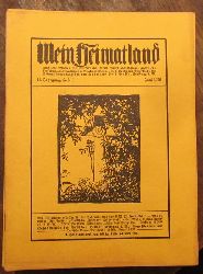 Wingenroth, Max (Hg.)  Mein Heimatland, Heft 6, 1926 (Badische Bltter fr Volkskunde, lndliche Wohlfahrtspflege, Heimat- und Denkmalschutz) 