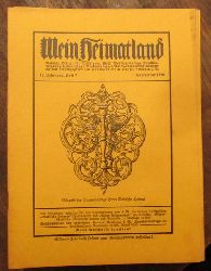 Wingenroth, Max (Hg.)  Mein Heimatland, Heft 7, 1926 (Badische Bltter fr Volkskunde, lndliche Wohlfahrtspflege, Heimat- und Denkmalschutz) 