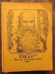 Wingenroth, Max (Hg.)  Ekkhart 1921 / 1922 / 1923 (Kalender fr das Badner Land) 