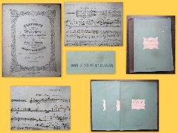 Schumann, Clara und Robert Schumann  QUINTETT / fr / Pianoforte / 2 Violinen (Violina 1+2), Viola und Violoncello / Clara Schumann / GEB. WIECK / zugeeignet / von / ROBERT SCHUMANN. / Op.44. (Pr. 3 Thlr.) 