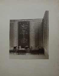 anonym  Original-Fotografie "Schieferbrche Lehesten, Ausstellungsraum" (aus einem Fund auf Schlo Amalienberg (Kavaliersgebude), wo Oertel 1903 starb) 
