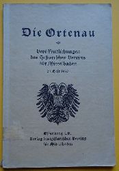 Historischer Verein Mittelbaden (Hg.)  Die Ortenau 24. Heft 1937 (Verffentlichungen des Historischen Vereins fr Mittelbaden) 