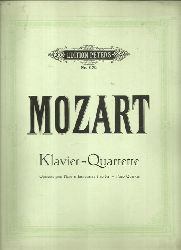 Mozart, Wolfgang Amadeus  Klavier-Quartette / Quatuors pour Piano et Instruments a cordes / Piano Quartets (Nr. 1 G moll; Nr. 2 Es dur; revidiert v. F.A. Roitzsch) 