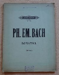 Bach, Carl Philipp Emanuel  Sechs Sonaten fr Klavier allein (bearbeitet und mit einem Vorwort herausgegeben von Hans von Blow. (Sonaten f moll, a moll, A dur, G dur, d moll, As dur) 