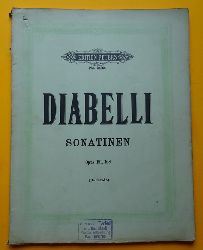 Diabelli, Anton  Sonatinen Opus 151, 168 (Fr Piano Solo rev. von Adolf Ruthardt) 