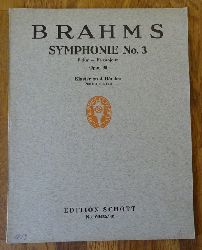 Brahms, Johannes  Symphonie No. 3 F-dur / Fa majeur Opus 90 (Fr Klavier zu 4 Hnden) 