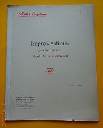 Caplet, Andre  Improvisations pour Violon et Piano (d`Apres Le Pain Quotidien) 