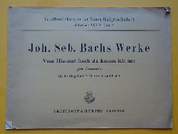 Bach, Johann Sebastian  Werke. Vom Himmel hoch da komm ich her (per Canones fr die Orgel mit 2 Klavieren und Pedal) 