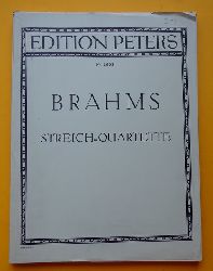 Brahms, Johannes  Quartette fr 2 Violinen, Viola und Violoncello Opus 51 1+2, 67 (Hg. v. Gewandhaus-Quartett) 