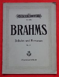 Brahms, Johannes  Balladen und Romanzen Op. 75 (fr zwei Singstimmen mit Klavierbegleitung) 