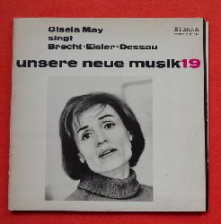 May, Gisela  2 Titel / 1. Gisela May singt Brecht - Eisler - Dessau (LP 33 UpM) 