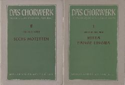Blume, Friedrich (Hg.)  Das Chorwerk Band 1-64 