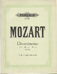 Mozart, Wolfgang Amadeus  Divertimento fr Violine, Viola und Violoncello Es dur K,V, 563 (Hg. Friedrich Herrmann) 