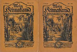 Busse (Hg.), H.E.  Mein Heimatland, Heft 1 + 2-4 / 1915 (Badische Bltter fr Volkskunde, lndliche Wohlfahrtspflege, Heimatschutz und Denkmalschutz) 