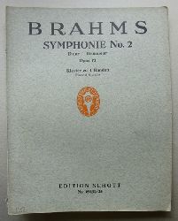 Brahms, Johannes  Symphonie No. 2 D-dur - Re majeur Opus 73 (Klavier zu 4 Hnden) 