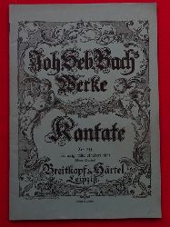 Bach, Johann Sebastian  Werke: Kantate Nr. 211 (Schweigt stille, plaudert nicht) 