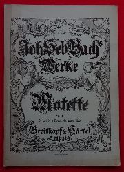 Bach, Johann Sebastian  Werke: Motette Nr. 1 (Singet dem Herrn ein neues Lied) 