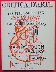 Ragghianti, Carlo (Dir.)  The Futurist Painter Severini exhibits his last Works at the Marlborough Gallery (Katalog in italienisch und franzsischer Sprache) 