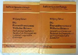 Hbner, Wolfgang  Die Petronbersetzung Wilhelm Heinses. Band 1+2 (Quellenkritisch bearbeiteter Nachdruck der Erstausgabe mit textkritisch-exegetischem Kommentar) 