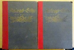 Elbau, Julius (Red.)  Kriegs-Echo. Wochen-Chronik. Band 1 + 2 (= Nr. 1 -16 (August 1914) + Nr. 17-32 (19. Mrz 1915) 