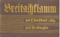 .  Breitachklamm mit Oberstdorf i. Allgu und Freibergsee (Leporello mit 10 Ansichtskarten) 