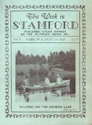 Stamford Press  This week in Stamford (Vol. 1 Week of August 19, 1929) 