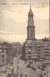   Ansichtskarte AK Hamburg. Schaarmarkt mit Michaeliskirche 