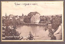   Ansichtskarte AK Harzgerode. Torteich mit Volksschule 