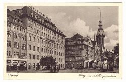   Ansichtskarte AK Leipzig. Georgiring mit Ringmesshaus 