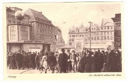   Ansichtskarte AK Leipzig. Der Marktplatz whrend der Messe 