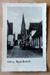   Ansichtskarte AK Schleswig. Bei der Domkirche (Gasse) 
