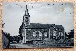   Ansichtskarte AK Eglise de Chavanne-Harsin (Feldpostkarte, Stempel K.D. Feldpoststation) 