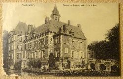   Ansichtskarte AK Haubourdin. Chateau de Beaupre, cole de la Riviere (Fedpost, Stempel Bayer. Feldbckereikom. 21, Deutsche Feldpostnr. 406) 