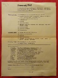   Flugblatt "Zerreit die Notstandsgesetze!. Amis raus aus Vietnam (Halbiert die Rstungskosten! Auch wir gehren zur Anerkennungspartei! Enteignet Springer! Strzt die Diktatur in Griechenland! Nehmen sie teil am Ostermarsch 1968!) 