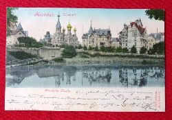   Ansichtskarte AK Karlsbad. Westend. Russische Kirche (handkoloriert) 