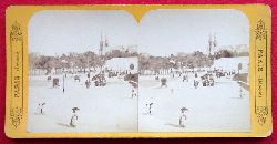 ohne Angaben  Original Stereoskopie.-Fotografie (Stereobild. Stereophotographie). Esplanade les.... (?) 