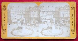 ohne Angaben  Original Stereoskopie.-Fotografie (Stereobild. Stereophotographie). Place de la Victoire 