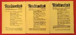 Busse, H.E. (Hg.)  Mein Heimatland, Heft 1+2+3, 1939 (Badische Bltter fr Volkskunde, Heimat- und Naturschutz, Denkmalpflege, Familienforschung und Kunst) 