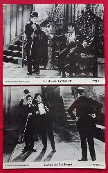 Chaplin, Charlie  2 Aushangfotos zu Charlie Chaplins Meisterwerk "Lichter der Grostadt" 
